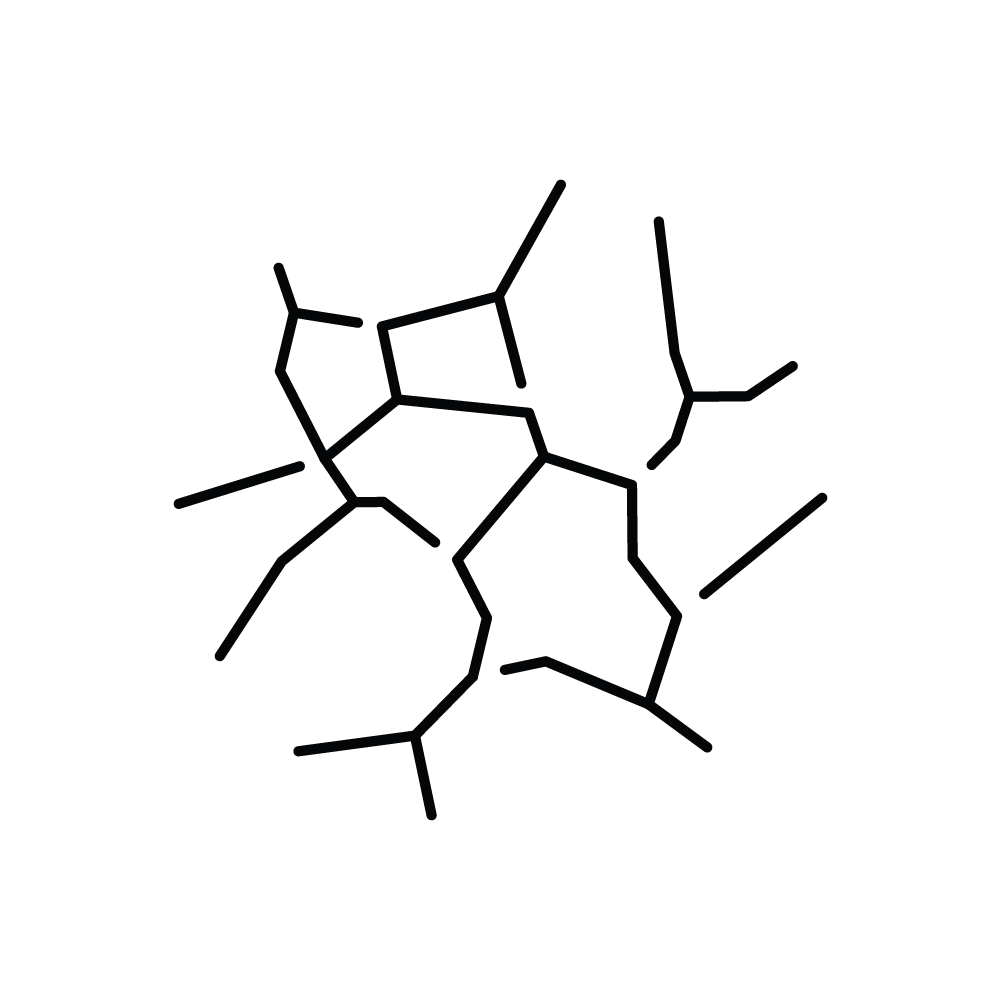 Line-art illustration representing eczema skin condition